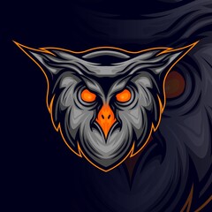 Owl esport logo design
