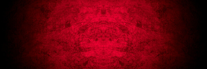 Old wall texture cement black red  background abstract dark color design are light with white gradient background.