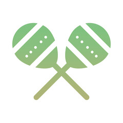 maracas instrument icon