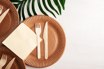 disposable tableware wood, biodegradable ecological plates,