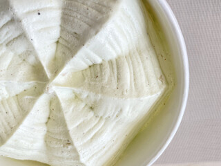 Fototapeta na wymiar Dessert, pistachio ice cream, ice cream texture