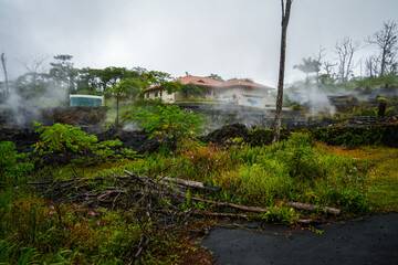 Hawaiian home miraculously spared from the natural disaster that destroyed the Leilani Estates...