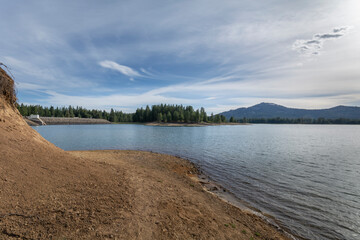 Lake Davis is located 7 miles north of Portola, California.