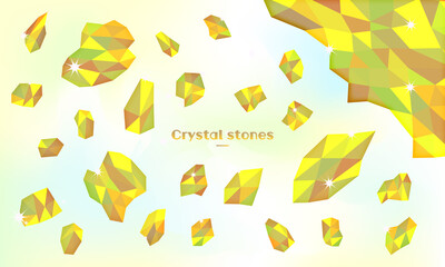 クリスタルな石セット_トパーズ	