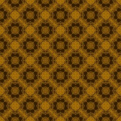 Seamless pattern tile with mandala, vintage decorative elements illustration, Ethnic mandala with colorful tribal ornaments, Islam,turkish, Arabic, Indian, suitable for printing on fabric or paper.