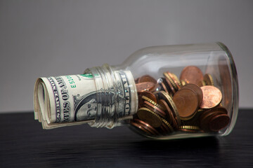 jar of coins