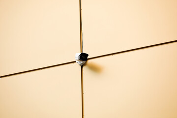 Surveillance Camera. Security concept. Face recognition.