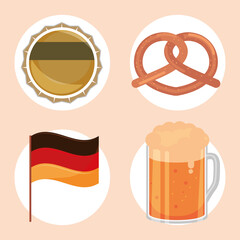 icons set oktoberfest