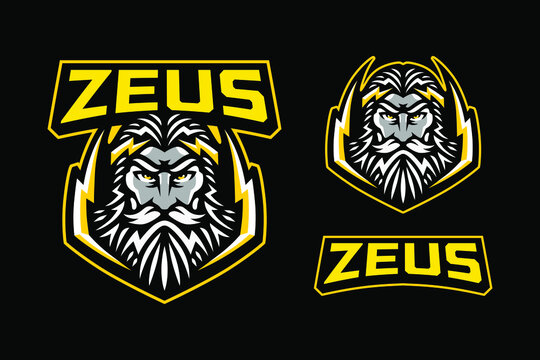 Zeus sport mascot logo design