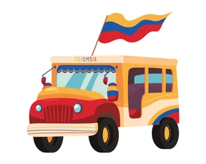 Fototapeten transport traditional in colombia © Stockgiu