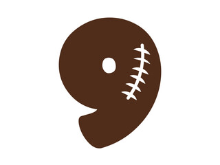 Football Font SVG png, half leopard football font letters alphabet and numbers svg png, Stitched Letters and Numbers, Gridiron Alphabet SVG
football numbers from 0 to 10 svg