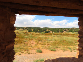 Ruins at the Salinas Pueblo National Monument at Abo in New Mexico.