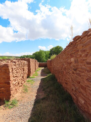 Salinas Pueblos National Monument at Quarai in New Mexico.
