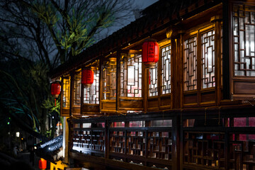 Chinese old town in Zhouzhuang Jiangsu 