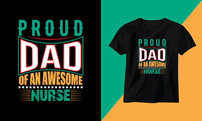 Retro Father Day T-Shirt Design. Father's birthday quotes. Wishing Father. 
