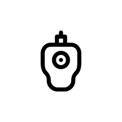 trackball vector icon. computer component icon outline style. perfect use for logo, presentation, website, and more. simple modern icon design line style