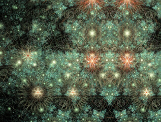 Fototapeta premium Imaginatory fractal abstract background Image