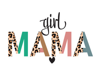 Girl Mama Half Leopard svg png, Funny Mom half leopard svg png, Mother's Day, Mama, Mom of Girls, Mom of Boys, Cheetah leopard mom svg png
