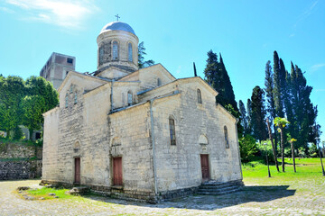 Fototapeta premium Cathedral of the Simon Kananit in New Athos city, Abkhazia