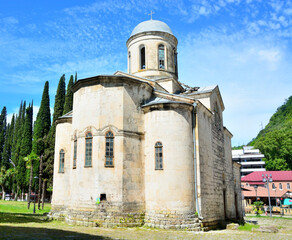 Fototapeta premium Cathedral of the Simon Kananit in New Athos city, Abkhazia