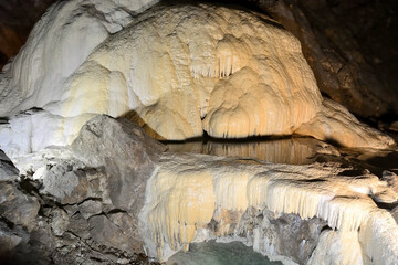 New Athos Cave, Abkhazia, small underground lake