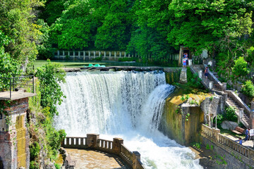 Dam waterfall in New Athos, Abkhazia