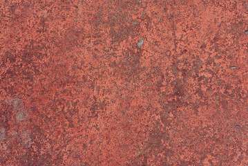 red painted shabby metal background for text, advertising or design