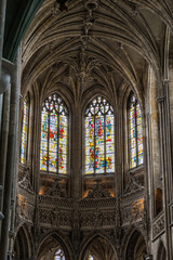 Intérieur de l'Église Saint-Pierre de Caen
