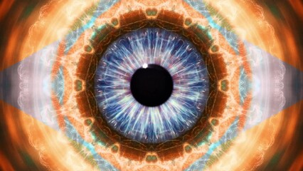 Mandala 3D Kaleidoscope seamless loop Psychedelic Trippy