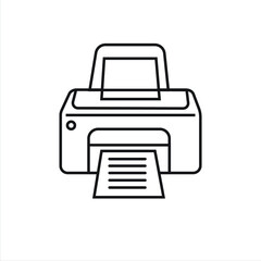 printer icon design template illustration
