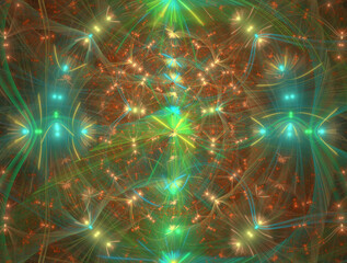 Fototapeta premium Imaginatory fractal abstract background Image