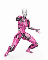 amazing robot is doing a hiphop dance