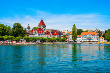 Chateau Ouchy Castle in Lausanne