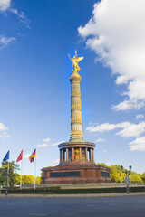 Fototapeta na wymiar Victory column in Berlin, Germany