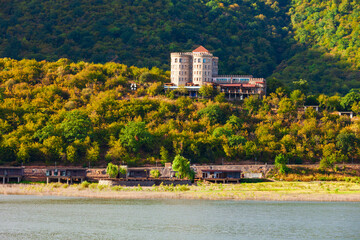 Fototapeta premium Hotel near Ilia lake in Kakheti, Georgia