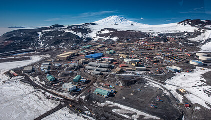 McMurdo Station, Antarctica, 2022 - obrazy, fototapety, plakaty