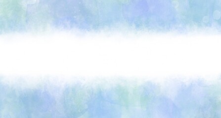 滲みが綺麗な水色のグラデーション背景