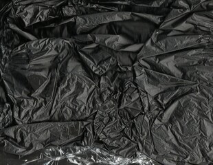 black plastic shrink wrap texture