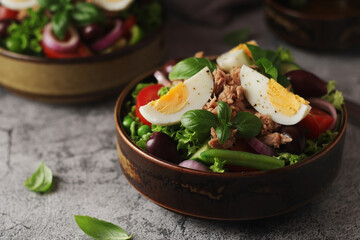 Nicoise salad - traditional French dish