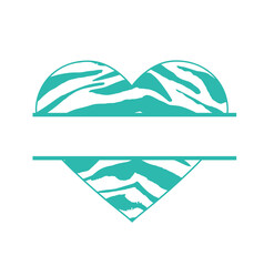 animal print heart name frame png, animal heart svg, cheetah heart svg, heart svg, love svg, heart name frame, monogram svg, name frame svg
