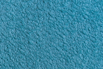 Obraz premium Cyan Blue Towel Texture Closeup Material