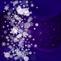 Fototapeta premium Christmas and New Year ultra violet snowflakes