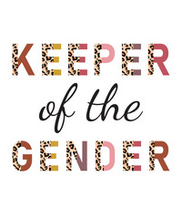 Keeper of the Gender svg png, half leopard Keeper of the Gender svg png, mom svg png, Footprint, Pregnant, Future Mom Design, Gender Reveal
