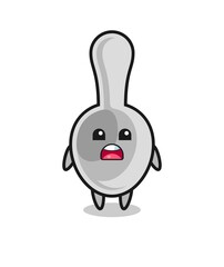 spoon illustration with apologizing expression, saying I am sorry