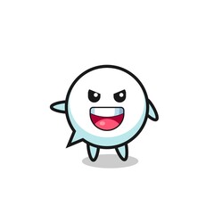 speech bubble cartoon with very excited pose