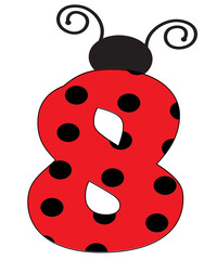 lady bug font letters aphabet svg png, birthday girl boy svg, Ladybug SVG, birthday svg, boy svg, girl svg, bug svg, ladybug png, bug number
