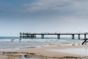 Fototapeta premium pier of Songjeong port / gudeok port, Songjeong-dong, Haeundae-gu, Busan, South Korea