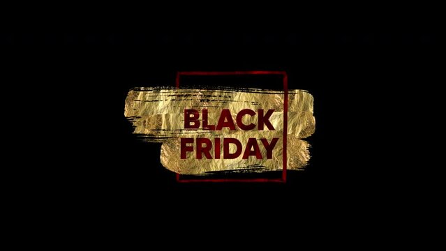 Black Friday Sale Animation. 6 Items. Alpha Channel. 02