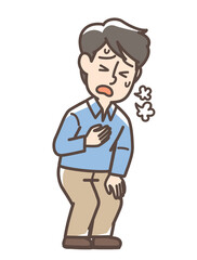 疲れている男性