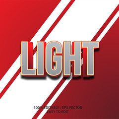 light text effect Premium Vector